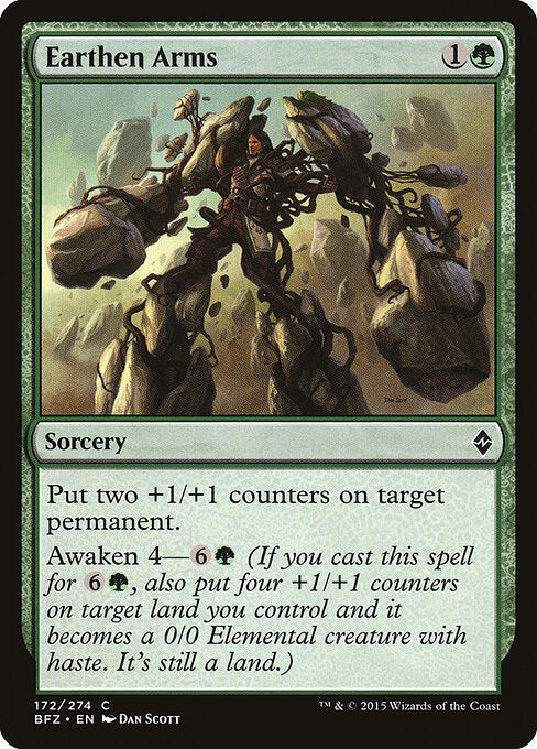 Earthen Arms - Battle for Zendikar - 172
