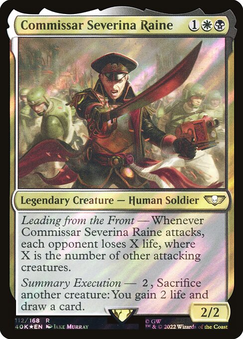 Commissar Severina Raine - Warhammer 40,000 Commander - 112★
