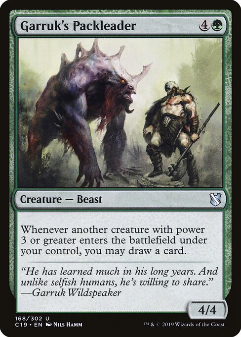 Garruk's Packleader - Commander 2019 - 168