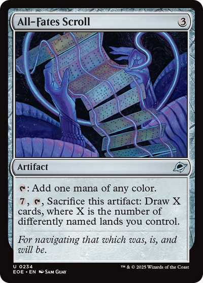 All-Fates Scroll [Edge of Eternities]
