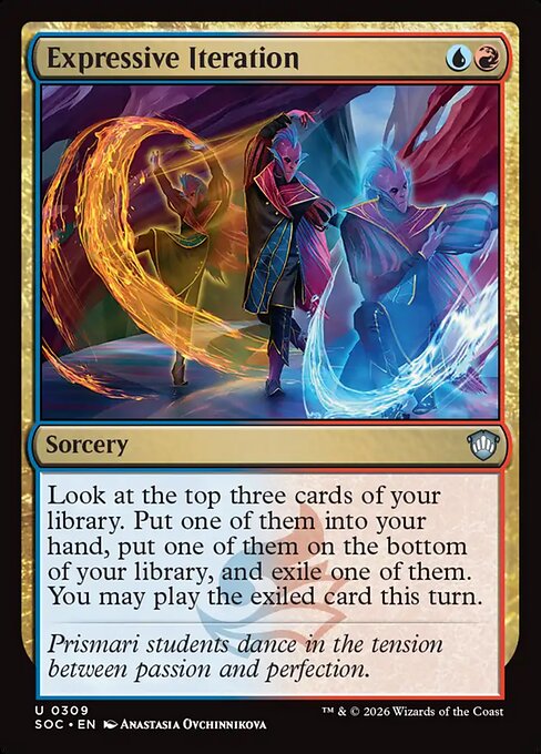 Expressive Iteration - Secrets of Strixhaven Commander - 309
