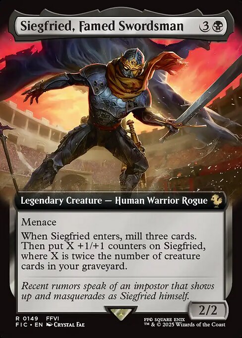 Siegfried, Famed Swordsman - Final Fantasy Commander - 149