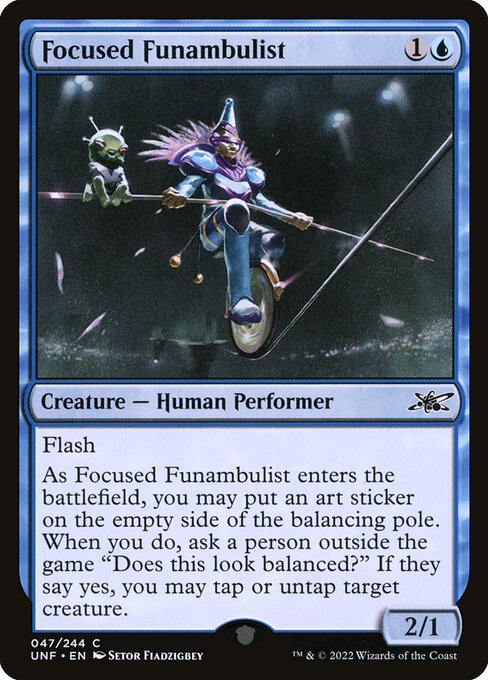 Focused Funambulist - Unfinity - 47