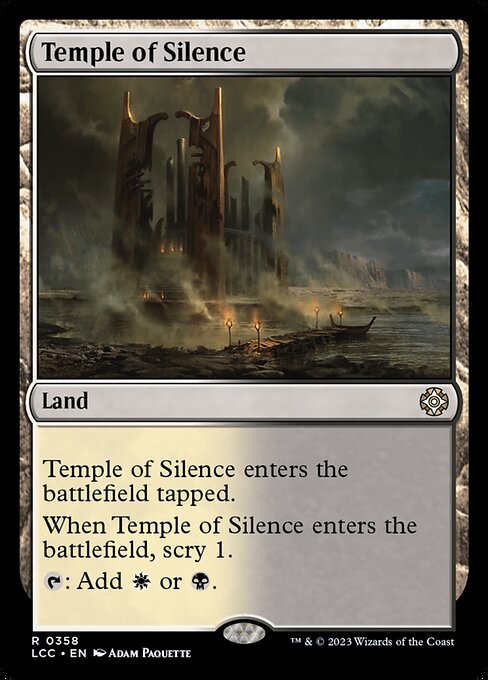 Temple of Silence - The Lost Caverns of Ixalan Commander - 358