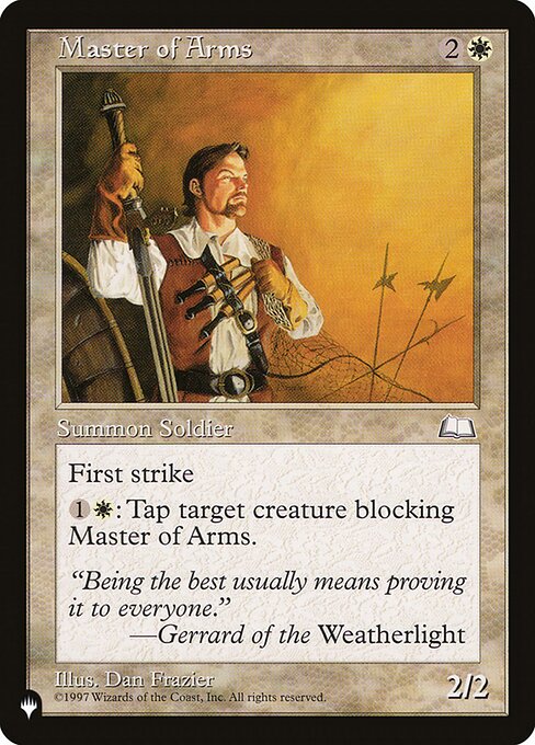 Master of Arms - The List - WTH-20