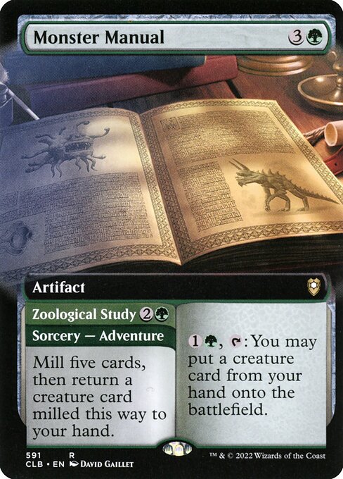Monster Manual // Zoological Study - Commander Legends: Battle for Baldur's Gate - 591