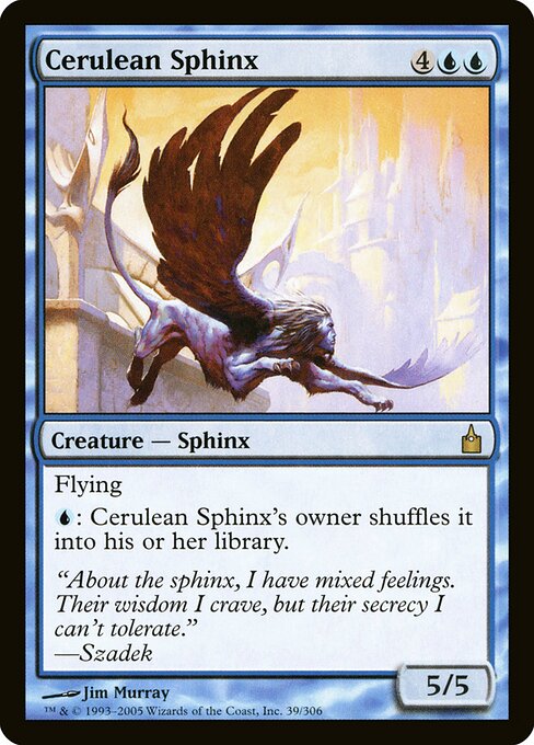 Cerulean Sphinx - Ravnica: City of Guilds - 39