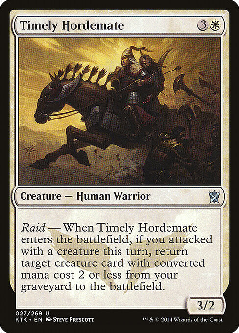 Timely Hordemate - Khans of Tarkir - 27