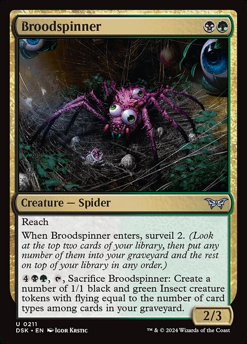 Broodspinner - Duskmourn: House of Horror - 211