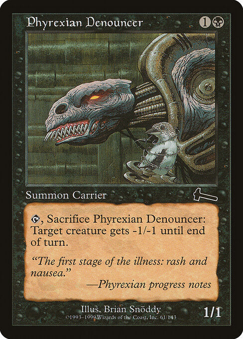 Phyrexian Denouncer - Urza's Legacy - 61
