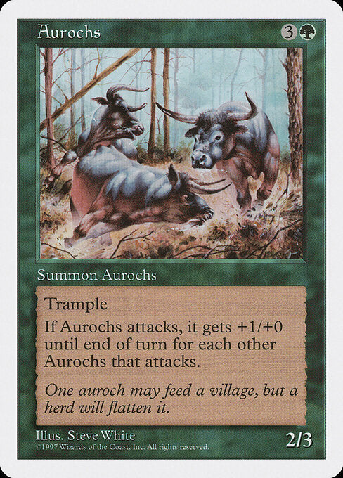 Aurochs - Fifth Edition - 279