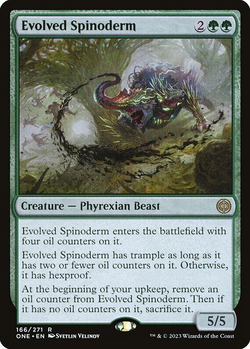 Evolved Spinoderm - Phyrexia: All Will Be One - 166