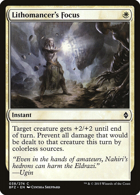 Lithomancer's Focus - Battle for Zendikar - 38