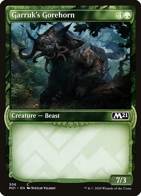Garruk's Gorehorn - Core Set 2021 - 306
