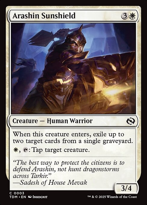 Arashin Sunshield - Tarkir: Dragonstorm - 3