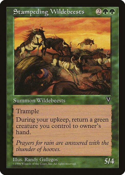 Stampeding Wildebeests - Visions - 121