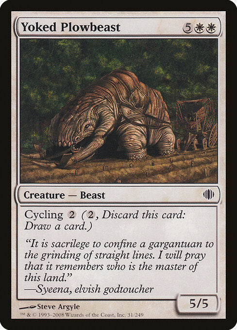 Yoked Plowbeast - Shards of Alara - 31