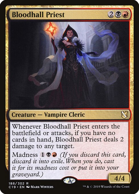 Bloodhall Priest - Commander 2019 - 188