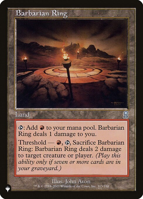 Barbarian Ring - The List - ODY-313