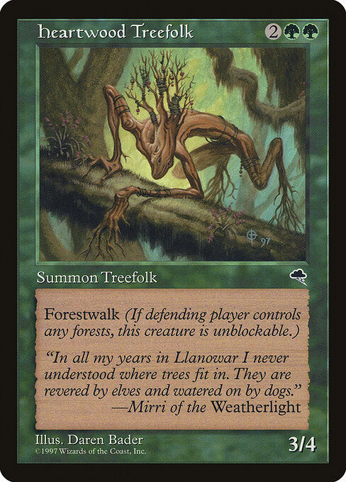 Heartwood Treefolk - Tempest - 233