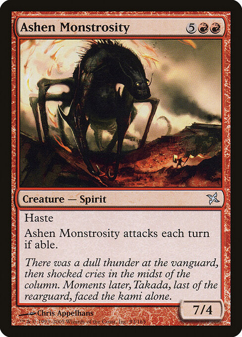 Ashen Monstrosity - Betrayers of Kamigawa - 93