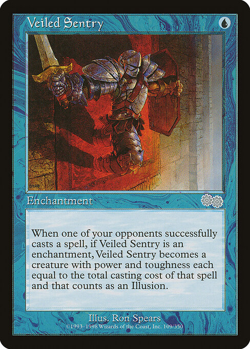 Veiled Sentry - Urza's Saga - 109