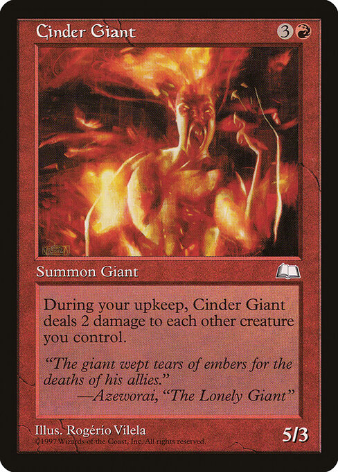 Cinder Giant - Weatherlight - 93