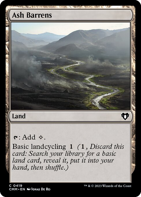 Ash Barrens - Commander Masters - 419