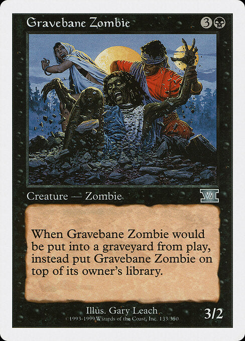 Gravebane Zombie - Classic Sixth Edition - 133