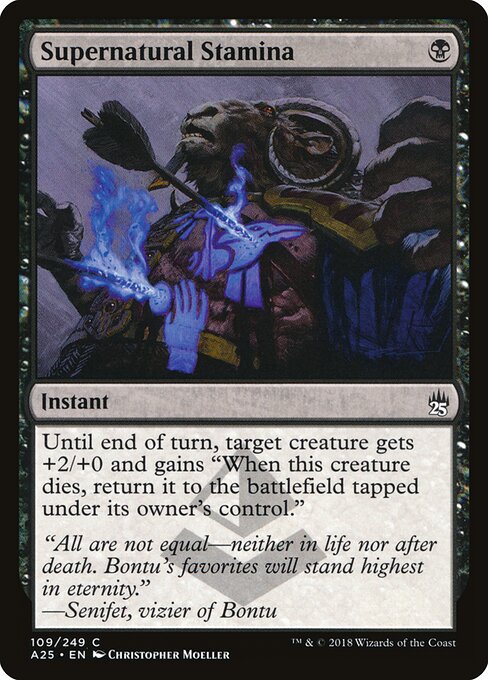 Supernatural Stamina - Masters 25 - 109