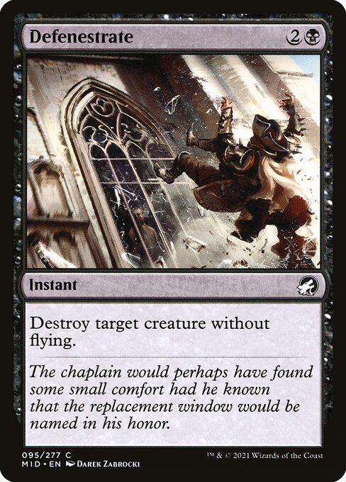 Defenestrate - Innistrad: Midnight Hunt - 95