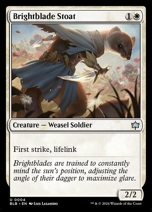 Brightblade Stoat - Bloomburrow - 4