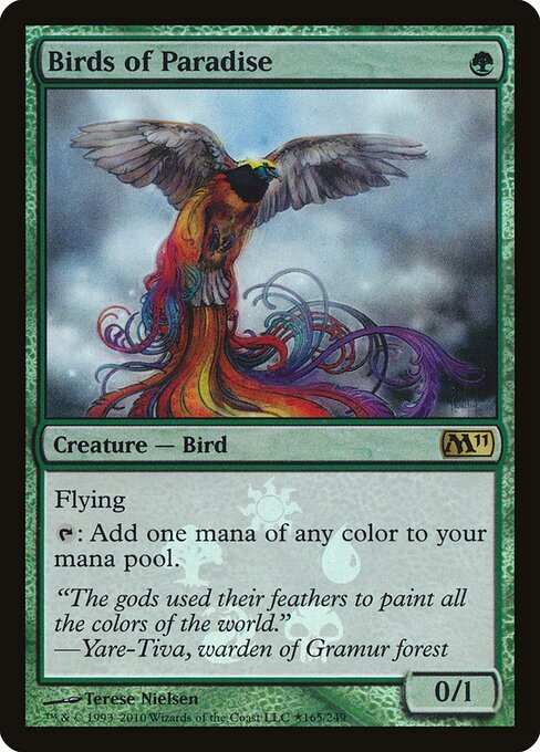 Birds of Paradise - Magic 2011 Promos - 165★