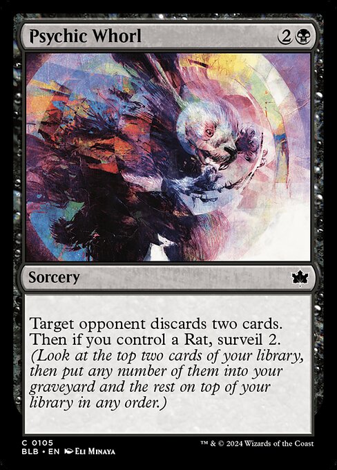 Psychic Whorl - Bloomburrow - 105