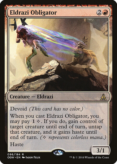 Eldrazi Obligator - Oath of the Gatewatch - 96