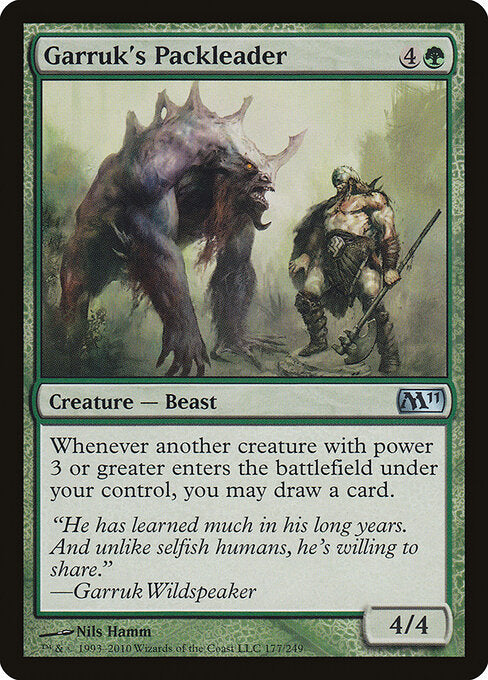 Garruk's Packleader - Magic 2011 - 177
