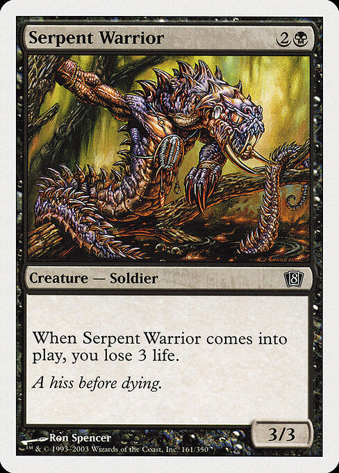 Serpent Warrior - Eighth Edition - 161