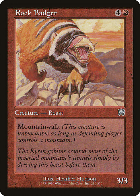 Rock Badger - Mercadian Masques - 210