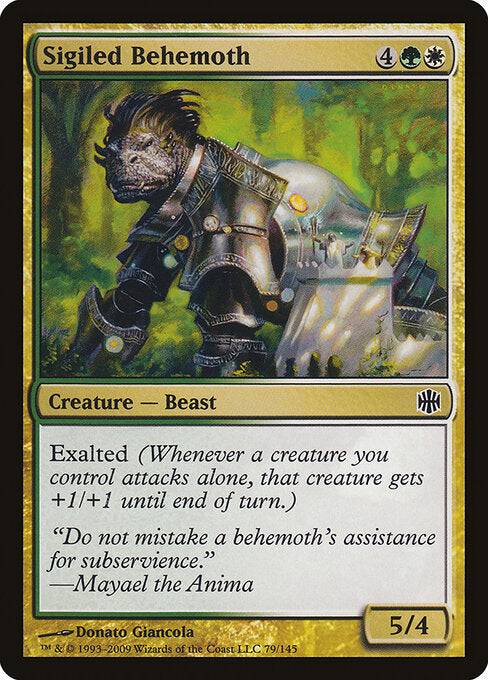 Sigiled Behemoth - Alara Reborn - 79