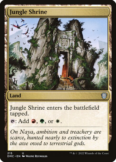 Jungle Shrine - Dominaria United Commander - 215