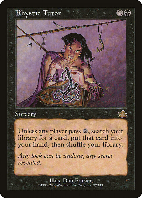 Rhystic Tutor - Prophecy - 77