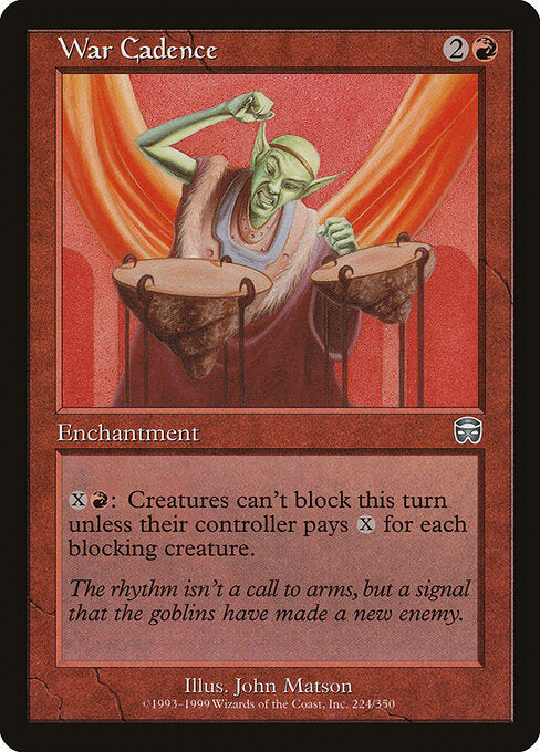 War Cadence - Mercadian Masques - 224