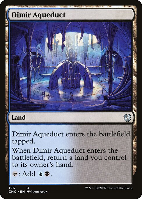 Dimir Aqueduct - Zendikar Rising Commander - 126