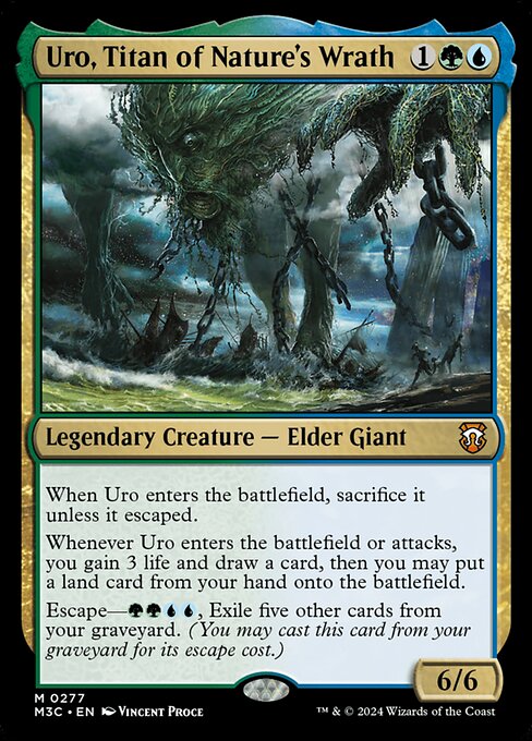 Uro, Titan of Nature's Wrath - Modern Horizons 3 Commander - 277