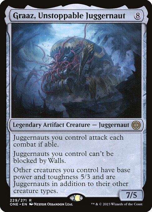 Graaz, Unstoppable Juggernaut - Phyrexia: All Will Be One - 229