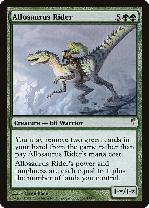 Allosaurus Rider - Coldsnap - 101