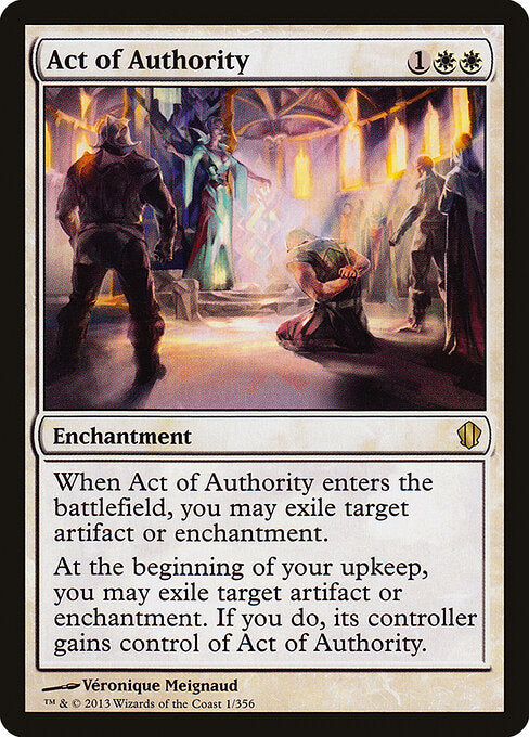 Act of Authority - Commander 2013 - 1