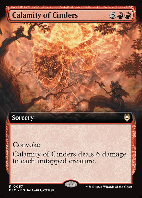 Calamity of Cinders - Bloomburrow Commander - 57
