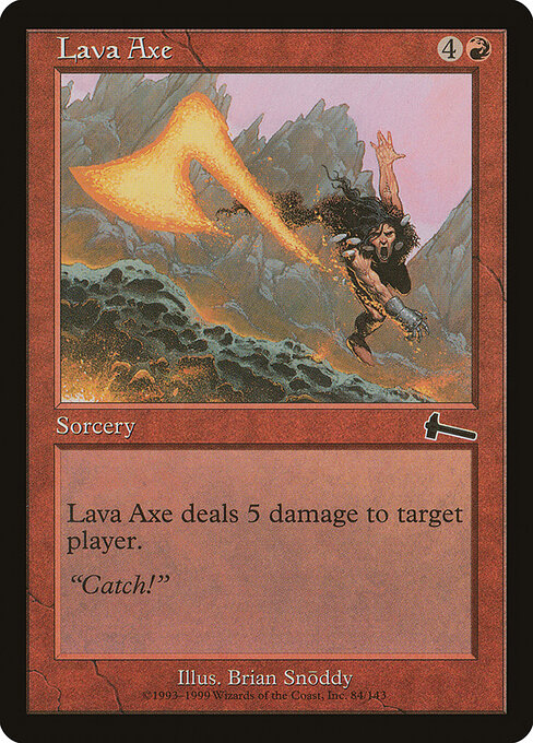 Lava Axe - Urza's Legacy - 84