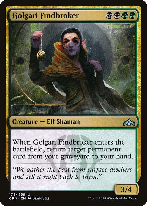 Golgari Findbroker - Guilds of Ravnica - 175